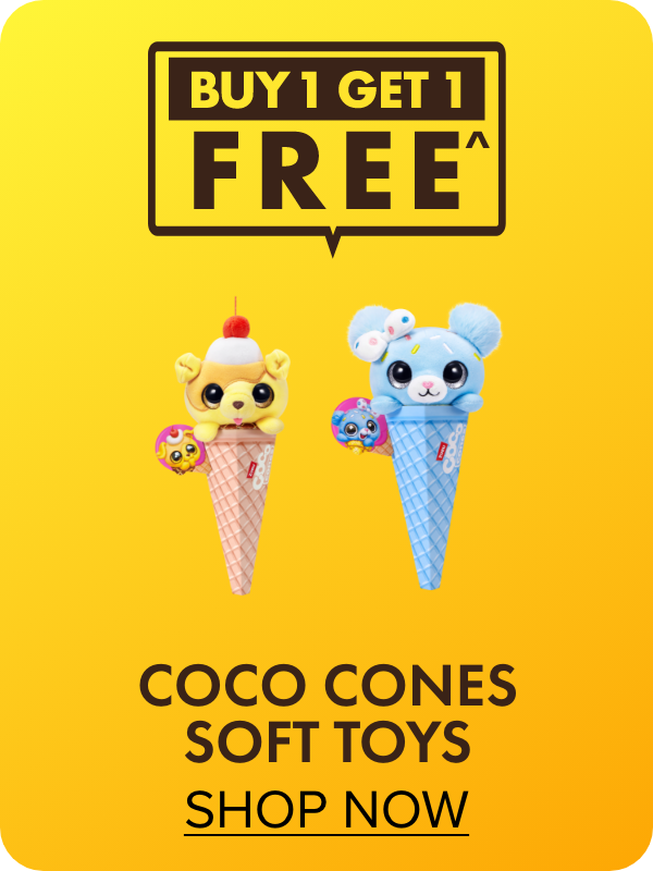 Buy 1 get 1 Free Coco Cones soft toys