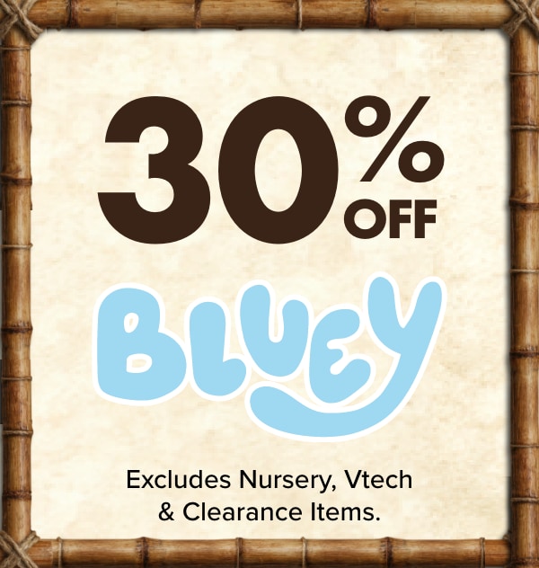 30% off Bluey