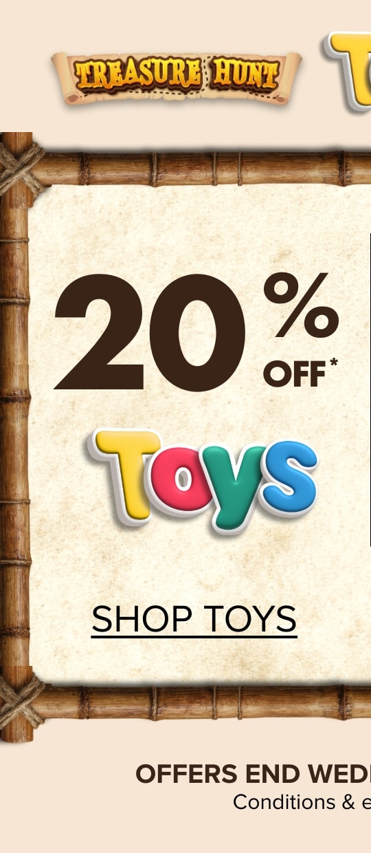 20% OFF Toys