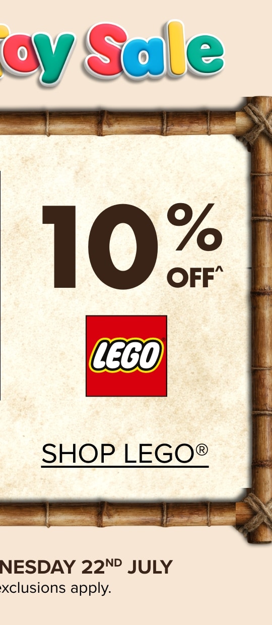 10% OFF Lego