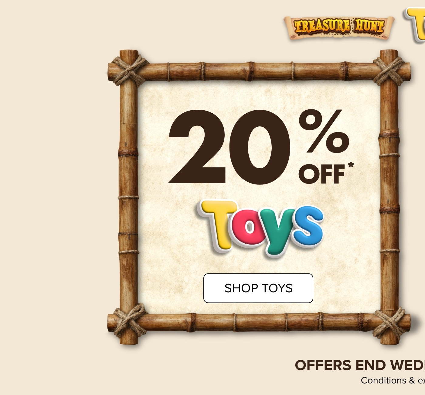 20% OFF Toys