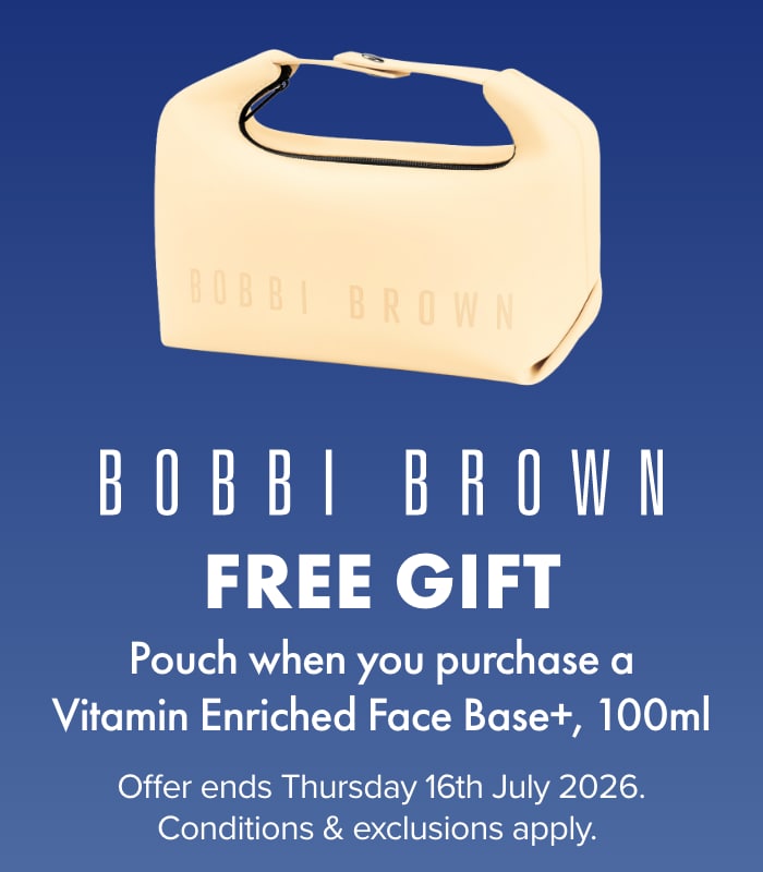 FREE GIFT Bobbi Brown Pouch when you purchase a Vitamin Enriched Face Base+ 100ml by Bobbi Brown