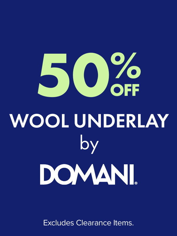 50% off Wool Underlay by Domani