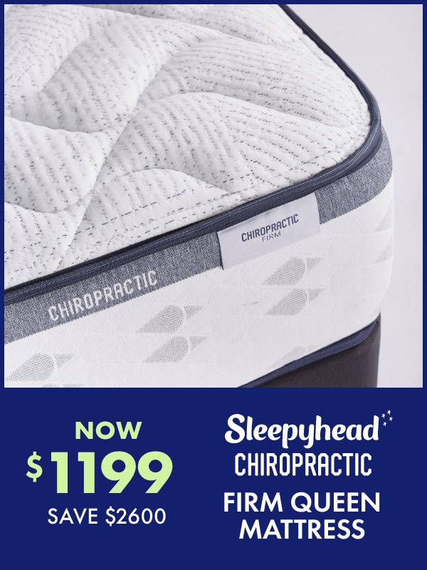 now $1199 Chiropractic Firm Queen Mattress