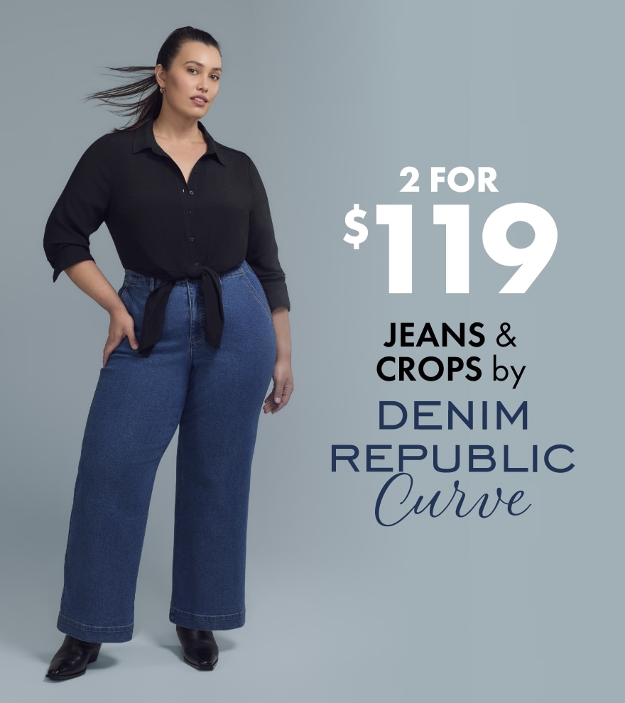 Shop Womens Curve Denim Offers