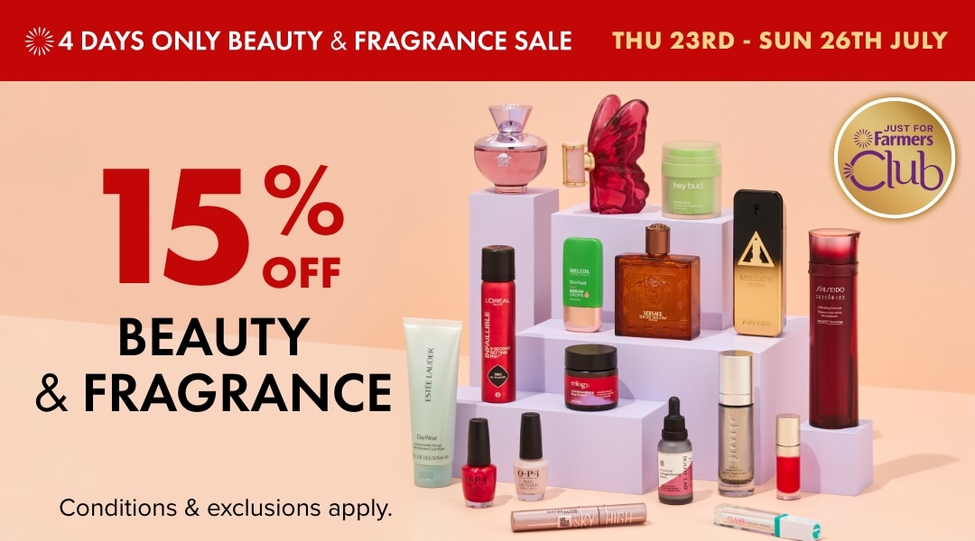 15% OFF Beauty & Fragrance