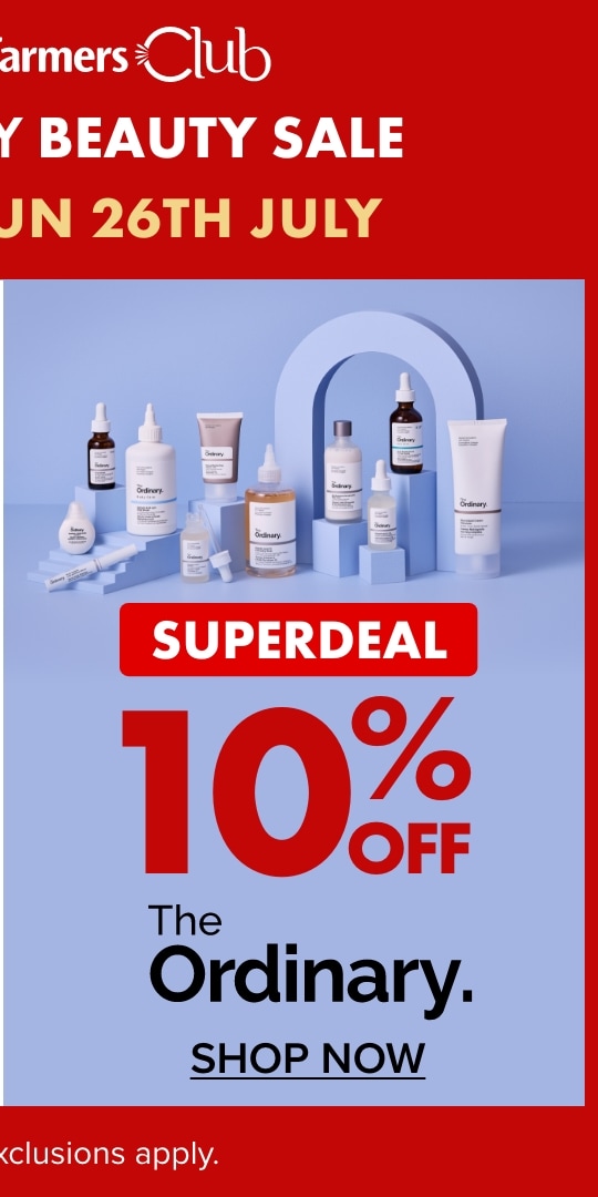 4 DAYS ONLY BEAUTY SALE 15% off The Ordinary