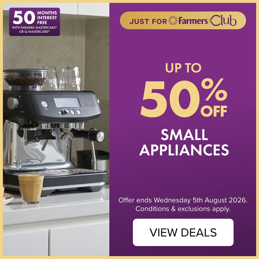 Up to 50% off Small Appliances