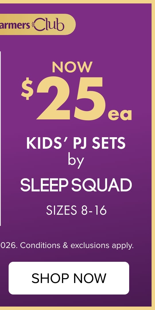 NOW $25 each Kids' PJ Sets by Sleep Squad Sizes 8 - 16