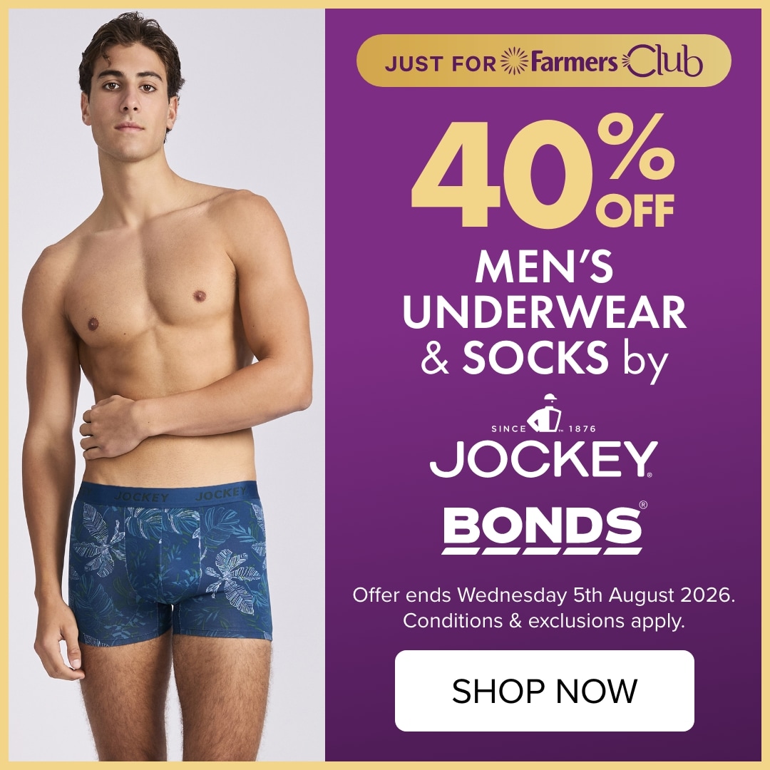 40% OFF Men's Underwear & Socks by Jockey Bonds