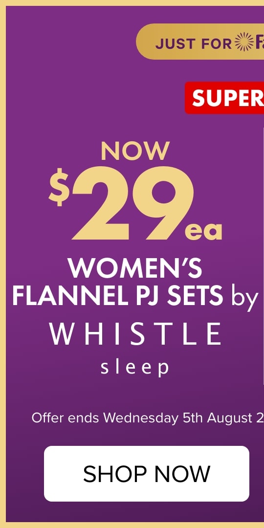 SUPERDEAL NOW $29ea WOmen's Flannel PJ Sets by Whistle Sleep