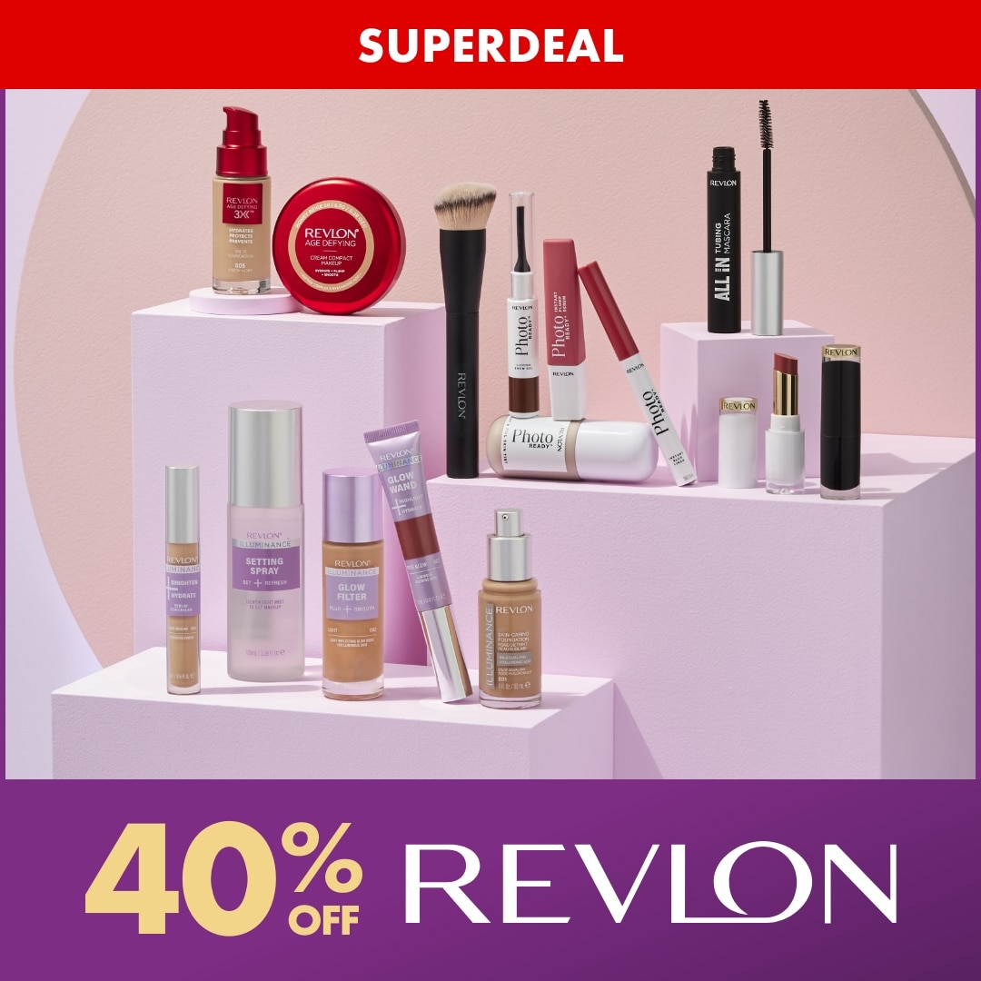 SUPERDEAL 40% OFF Revlon