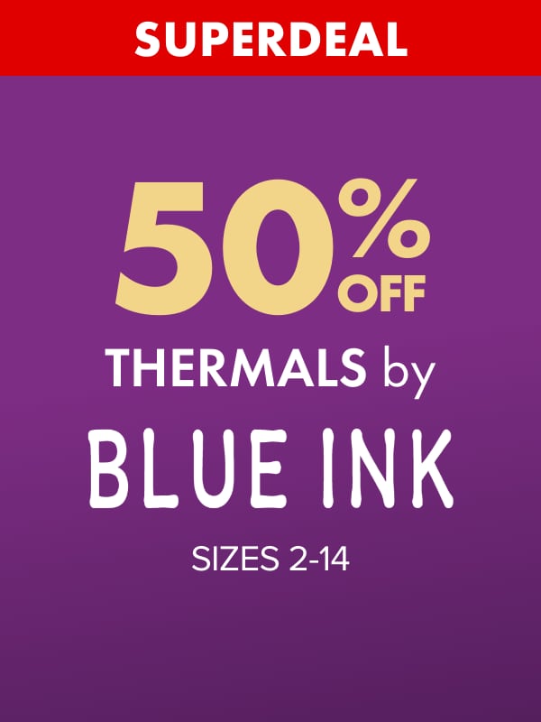 SUPERDEAL 50% OFF Thermals by Blue Ink