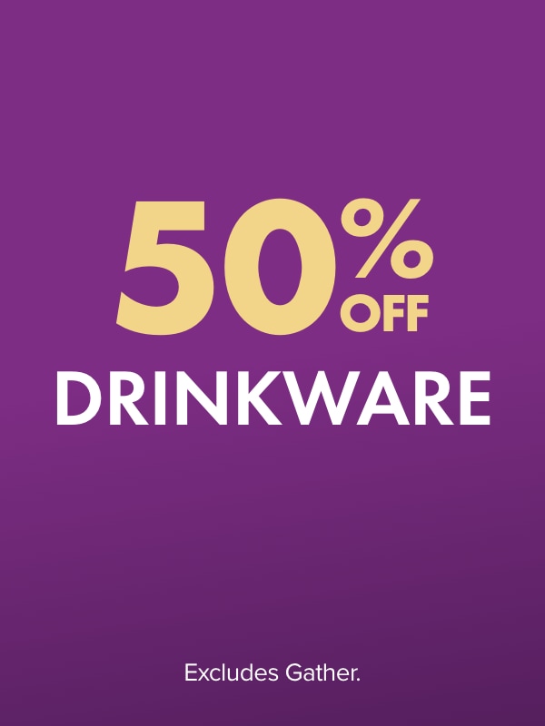 50% OFF Drinkware