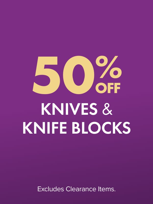 50% OFF Knives & Knife Blocks
