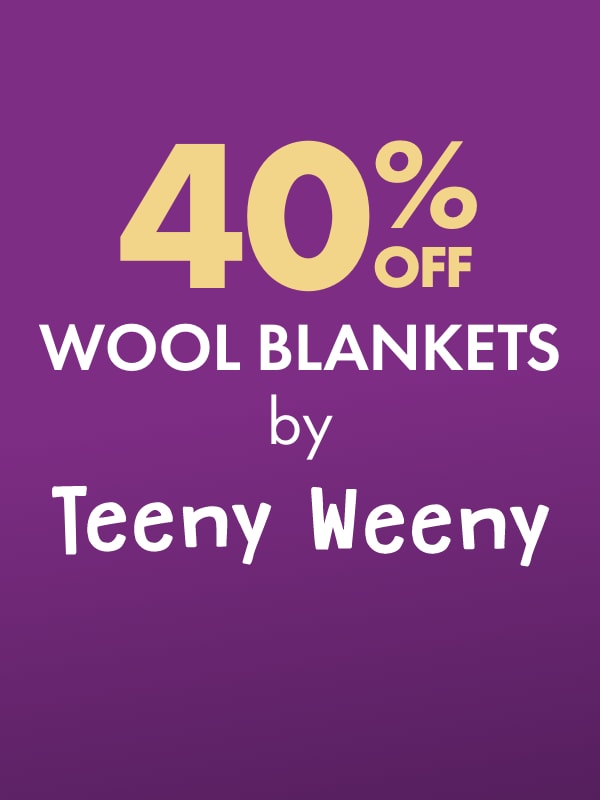 40% OFF Wool Blankets by Teeny Weeny