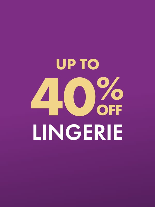 Up To 40% OFF Lingerie