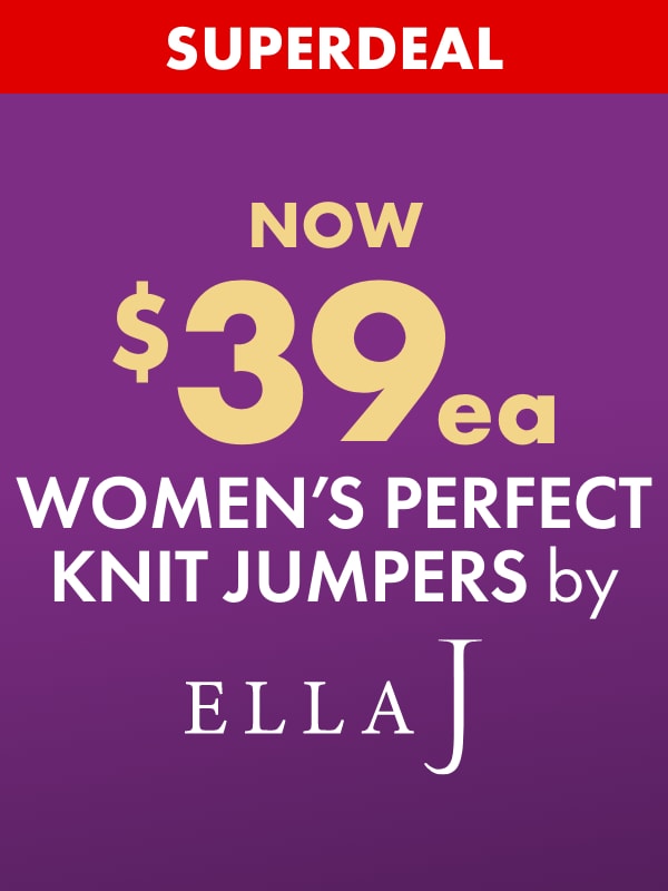 SUPERDEAL NOW $39ea Women's Perfect Knit Jumpers by Ella J