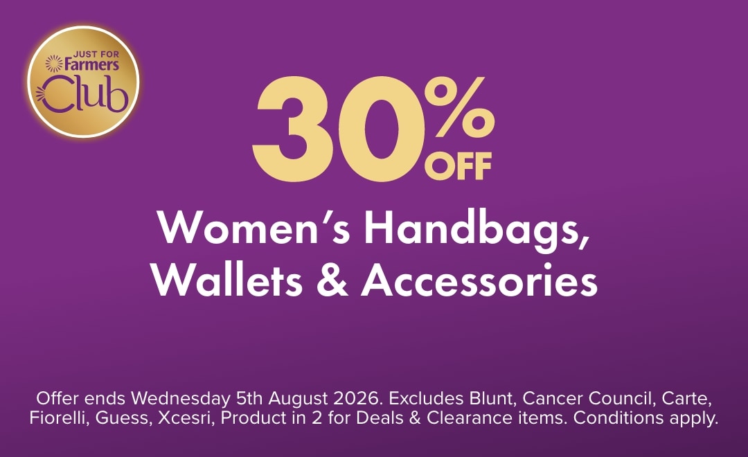 30% OFF Women's Handbags, Wallets & Accessories