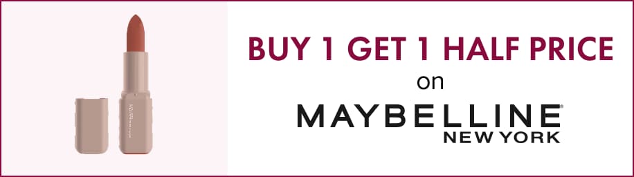 BUY 1 GET 1 HALF PRICE on Maybelline