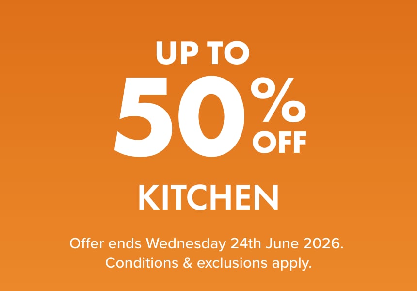 UP TO 50% OFF Kitchen