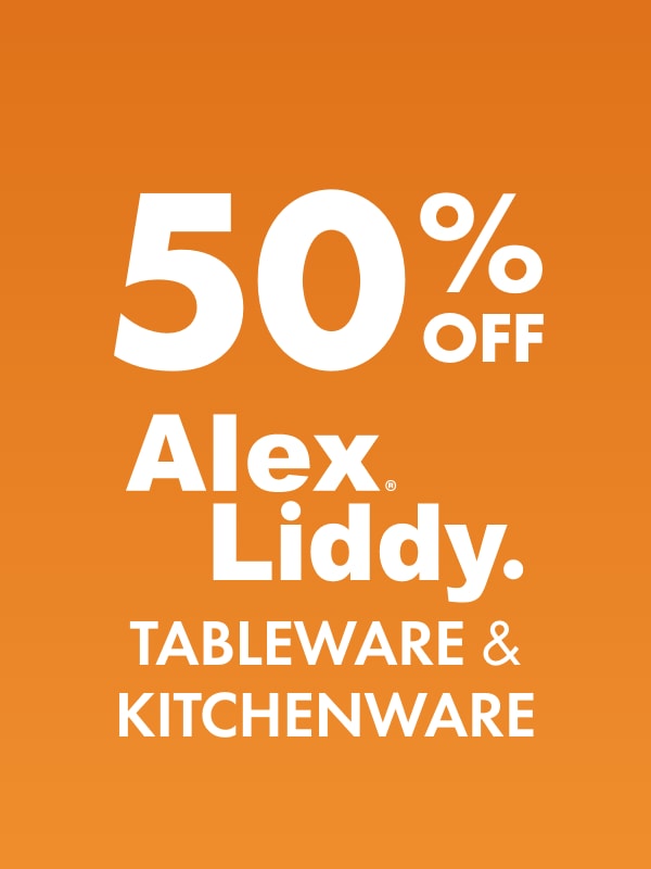50% OFF Alex Liddy Tableware & Kitchenware
