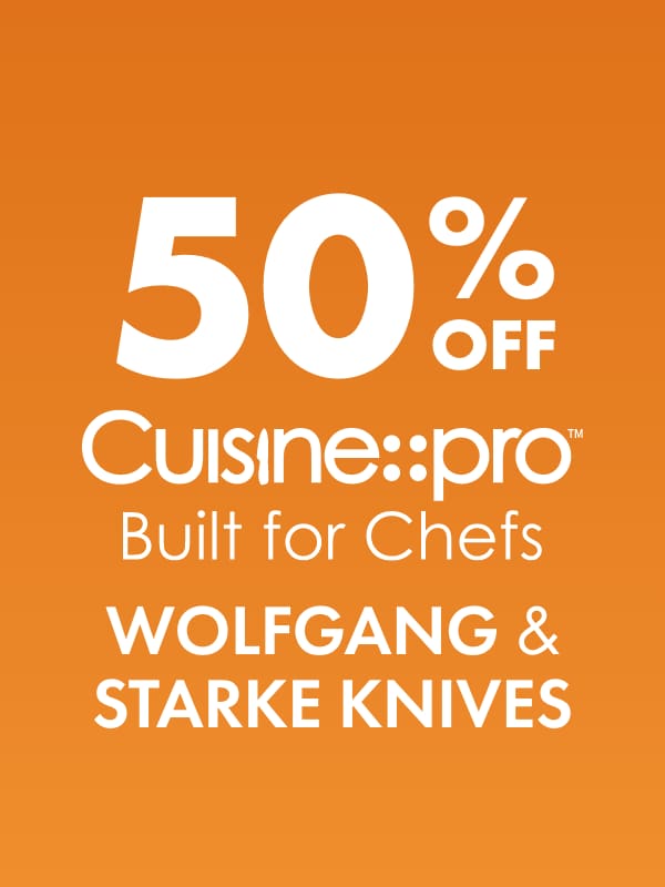 50% OFF Cuisine Pro Wolfgang & Starke Knives