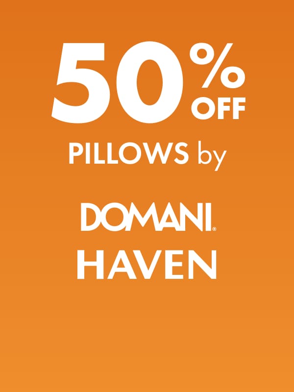 50% OFF Pillows by Domani & Haven