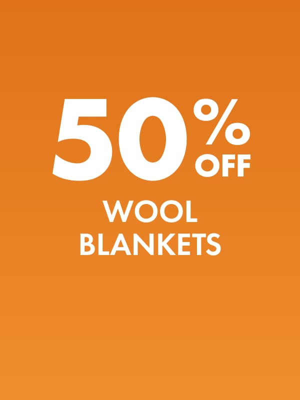50% OFF Wool Blankets by Kate Reed