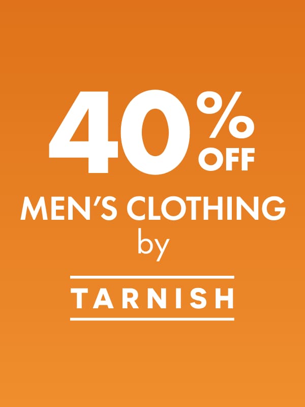 40% OFF Men's Clothing by Tarnish
