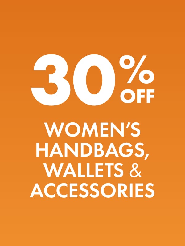 30% Off Women's Handbags, Wallets & Accessories