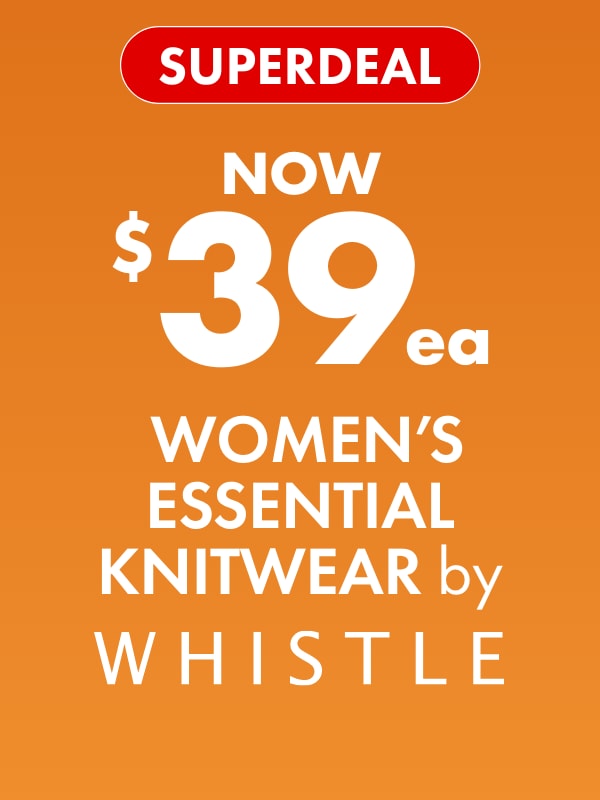 SUPERDEAL NOW $39ea Women's Essential Knitwear by Whistle