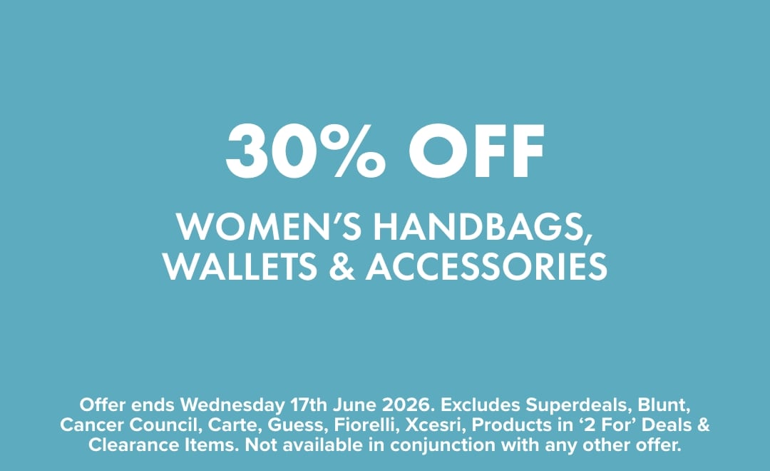 30% OFF Women's Handbags, Wallets & Accessories