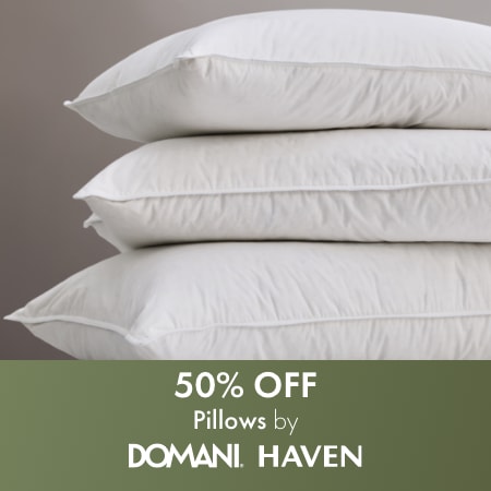 50% OFF Pillows by Domani and Haven