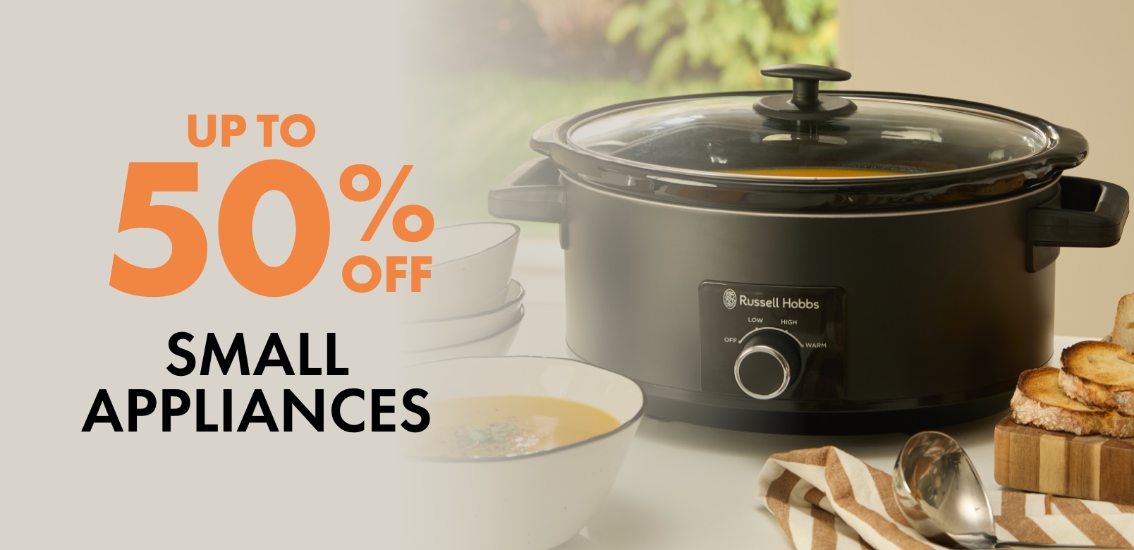 UP TO 50% OFF Small Appliances
