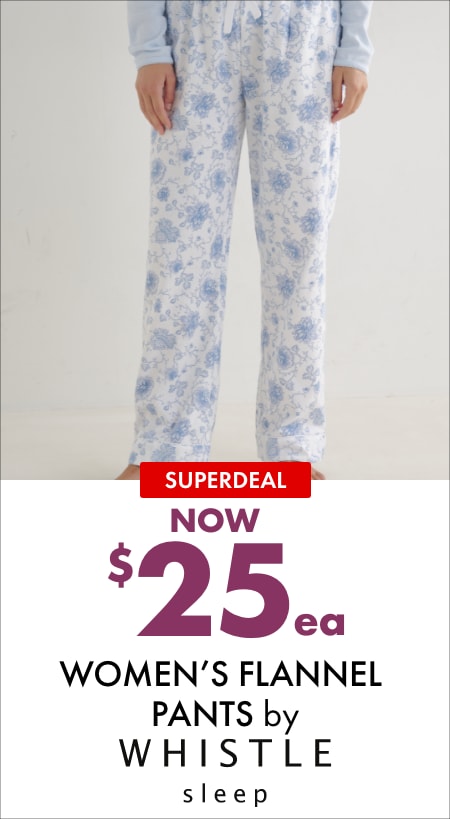 SUPERDEAL Flannel Pants $25ea by Whistle Sleep
