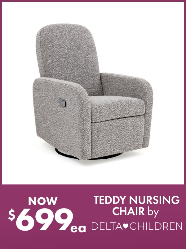 NOW $699ea Teddy Nursing Chair by DELTA