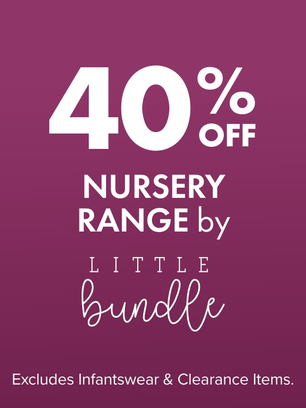 40% OFF Nursery Range by Little Bundle