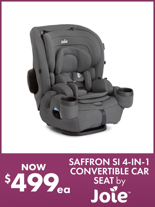 NOW $499ea Saffron SI 4-in-1 Convertible Car Seat by Joie