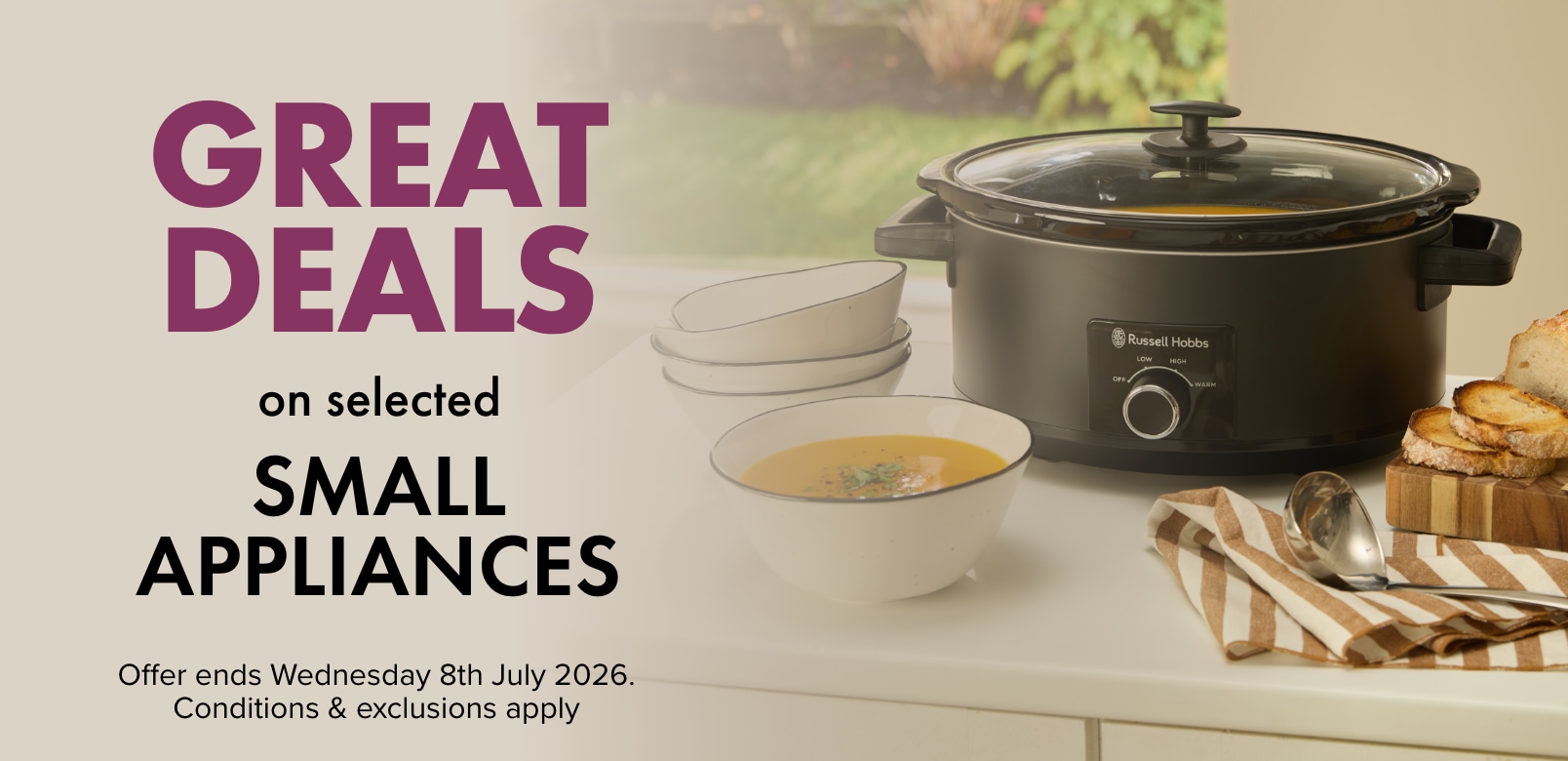 GREAT DEALS on Selected Small Appliances