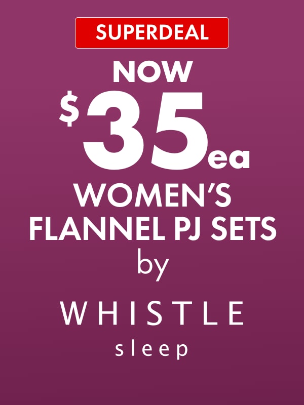 SUPERDEAL NOW $35ea Women's Flannel PJ Sets by Whistle Sleep