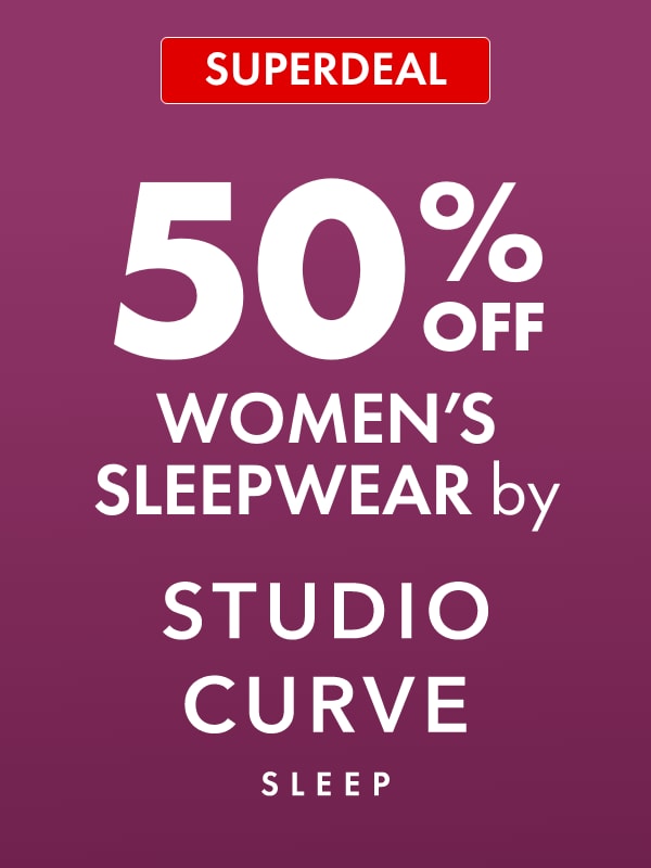 SUPERDEAL 50% OFF Women's Sleepwear by Studio Curve Sleep