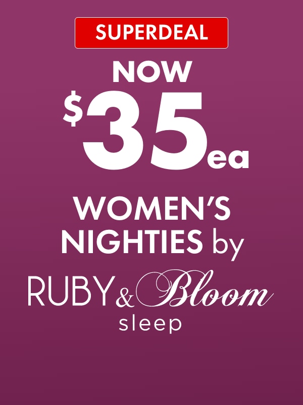 SUPERDEAL NOW $35ea Women's Nighties by Ruby & Bloom