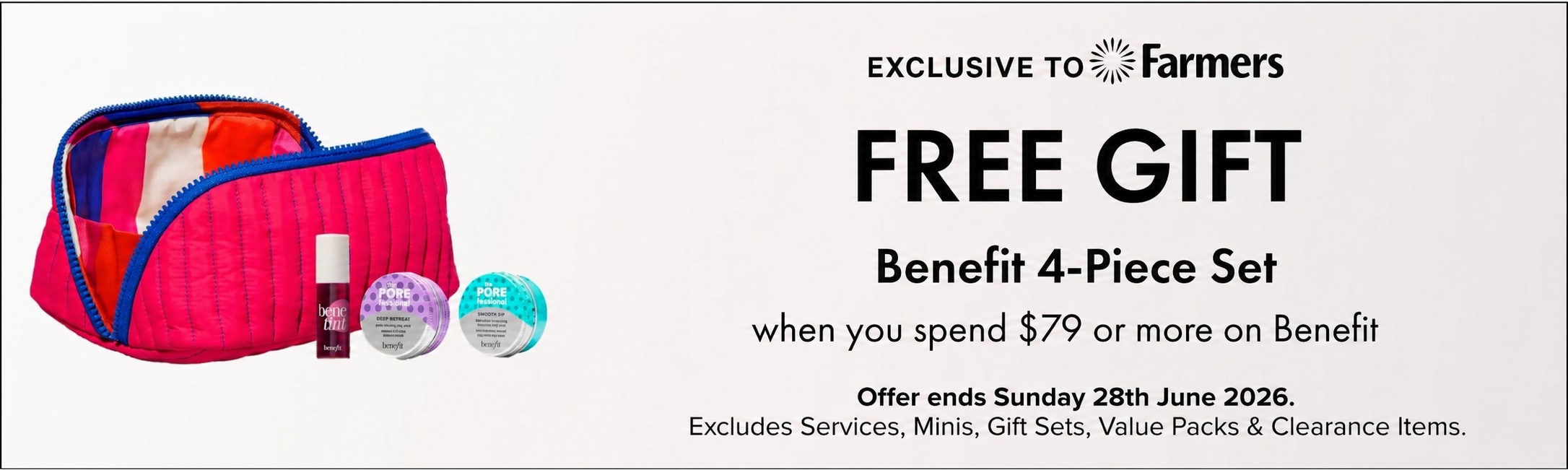Benefit 4-Piece Gift with purchase