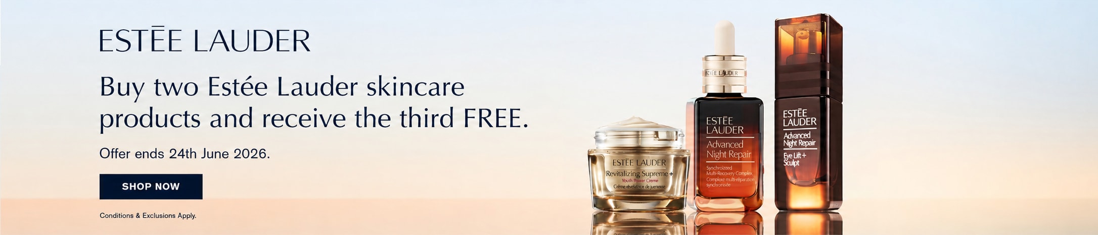 3 for 2 on Estee Lauder Skincare