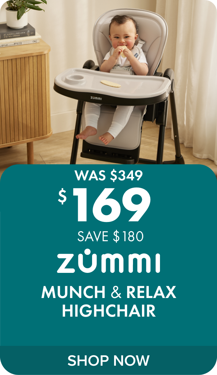 Zummi Munch and Relax Highchair $169