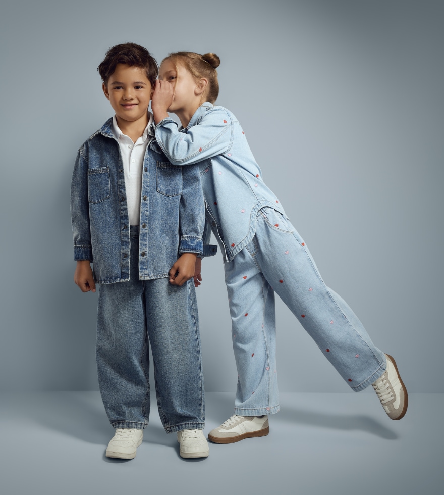 Kids' denim collection banner