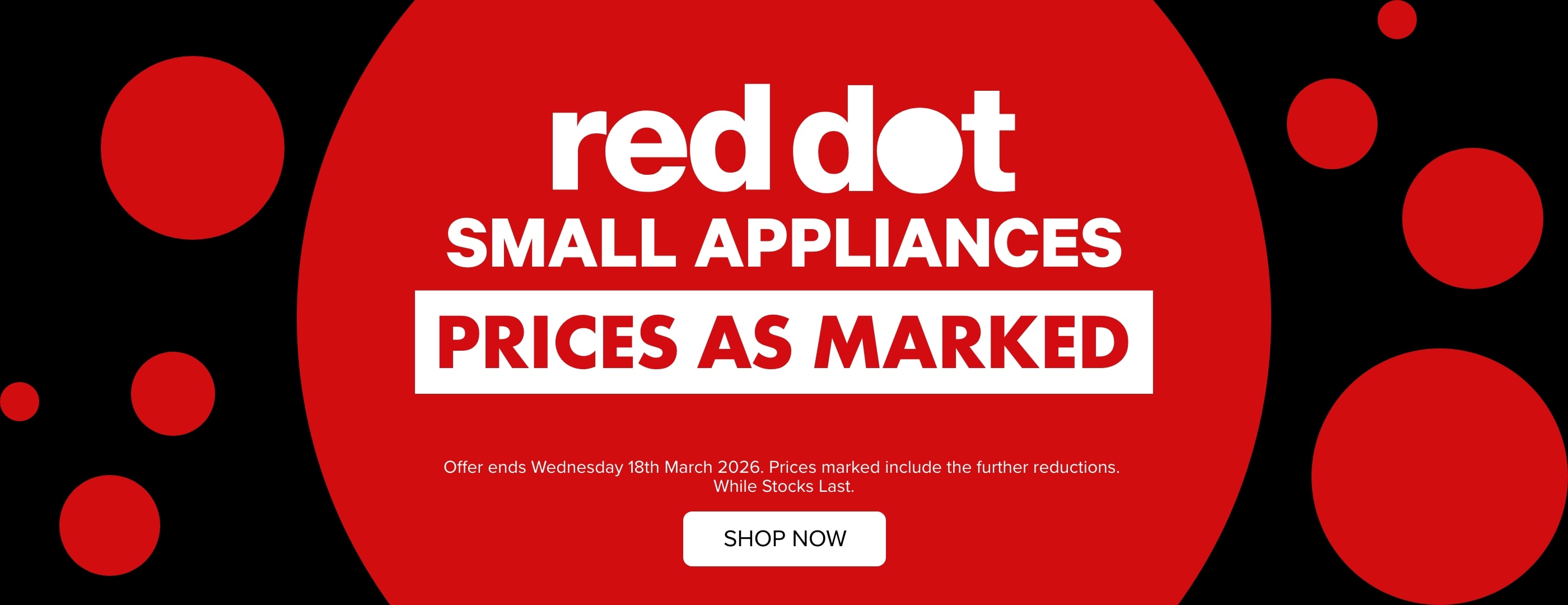 Red Dot Small Appliances Prices As Marked