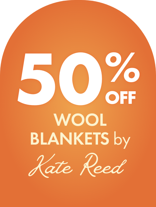 50% OFF Wool Blankets by Kate Reed