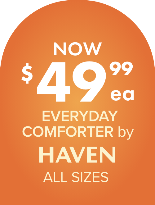 NOW $49.99ea Everyday Comforter by Haven (All Sizes)